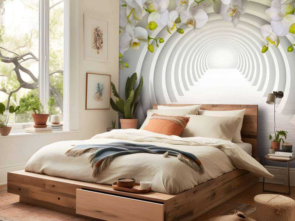 Tunnel med orkideer