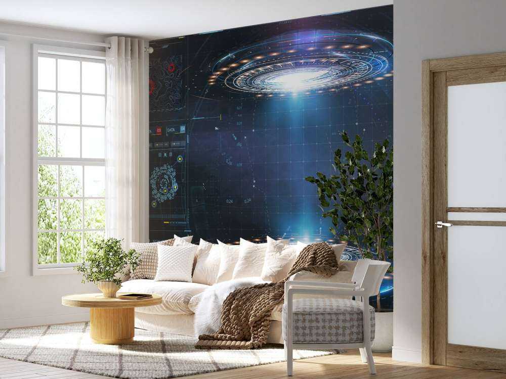 Futuristisk dashbord