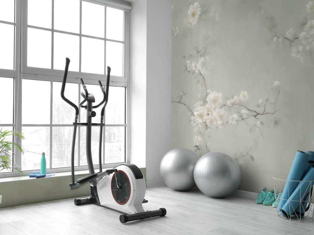 Skønne grene af blomster grøn