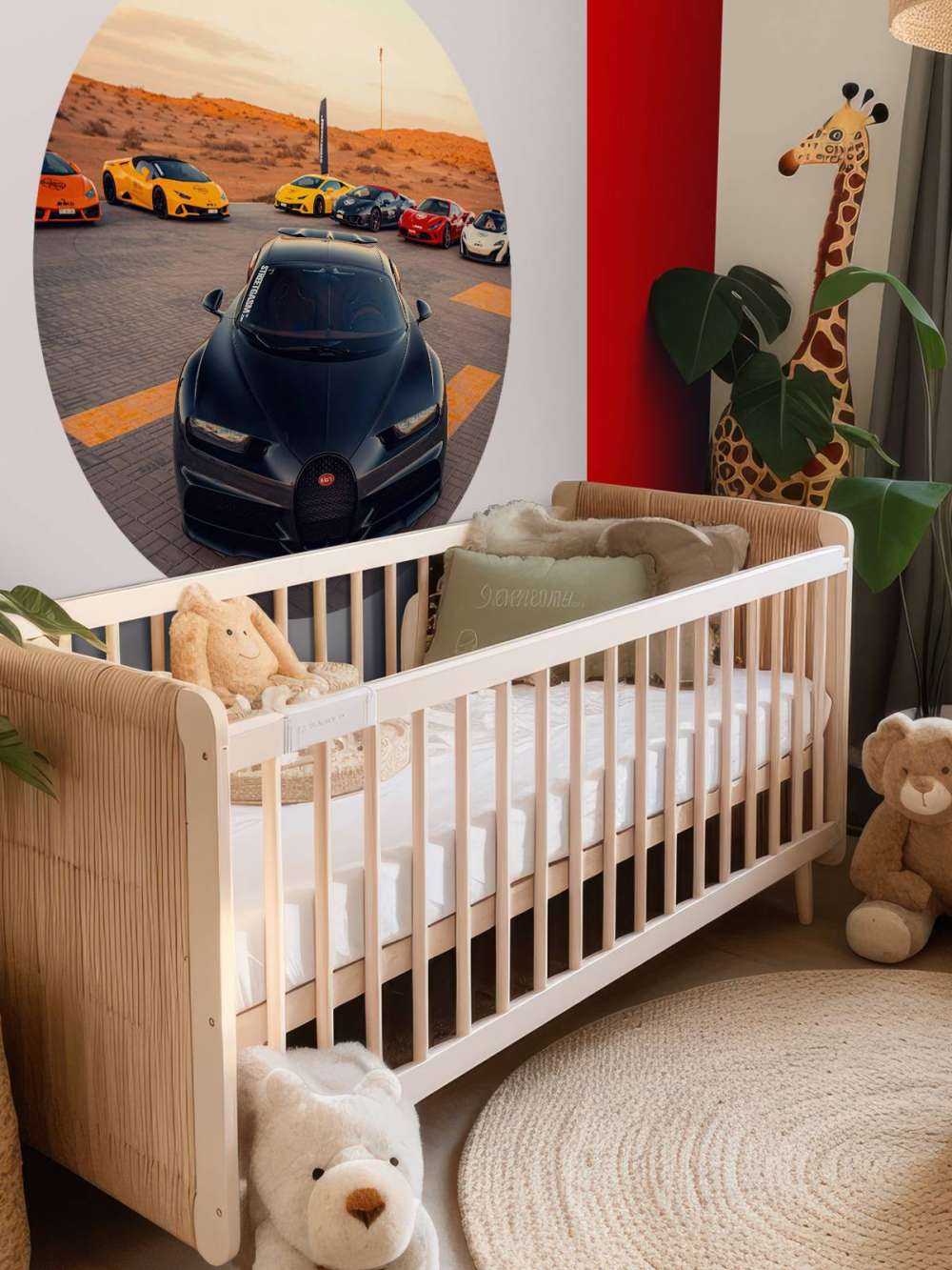 Hypercars ved solnedgang