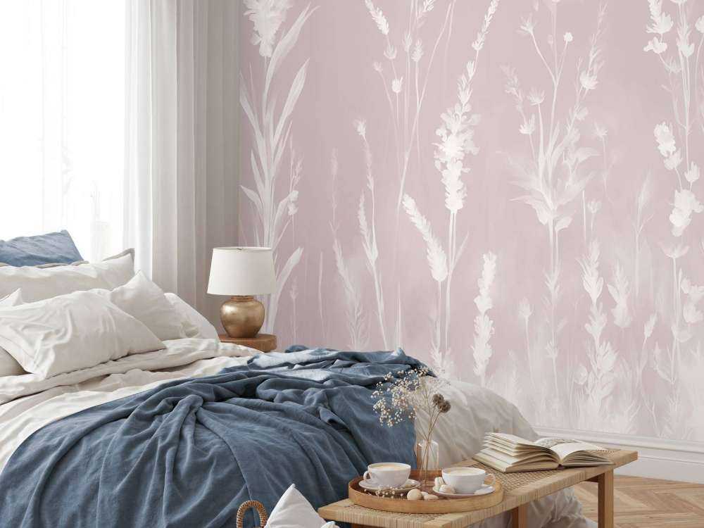 Lavendel Eng Sømløs Blush Pink