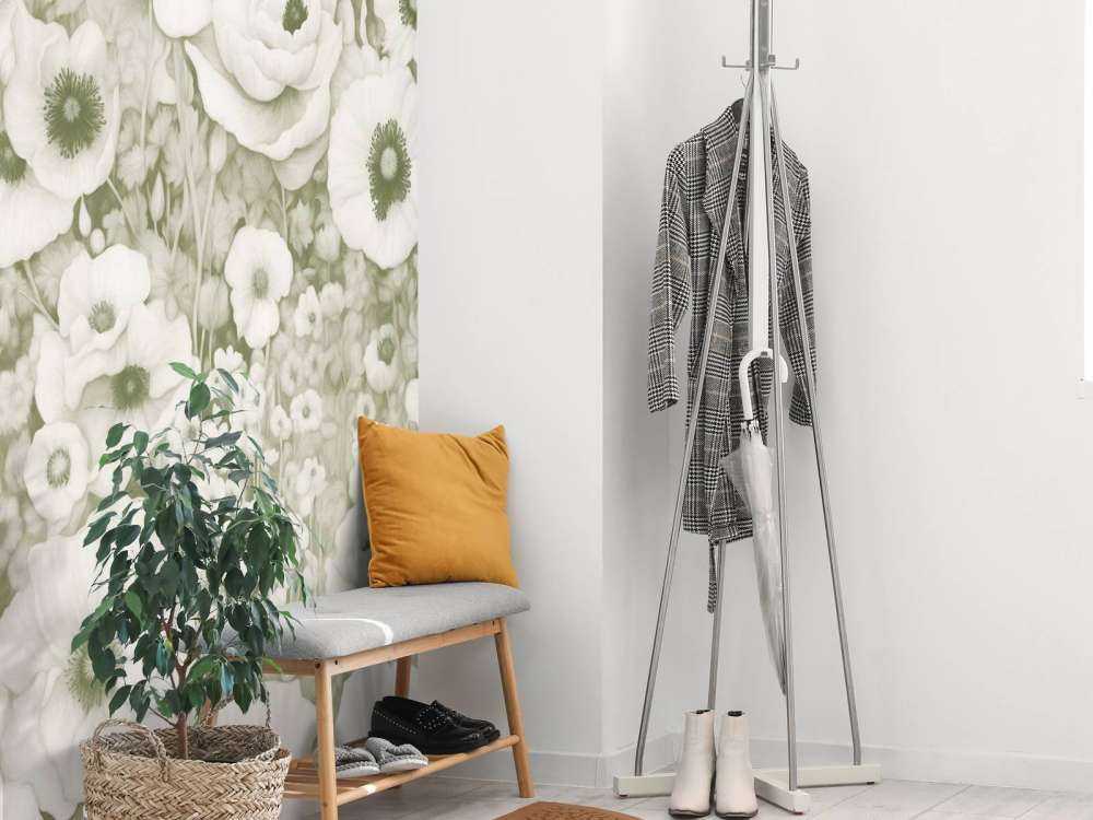 Poppy Tale Monokrom Grøn