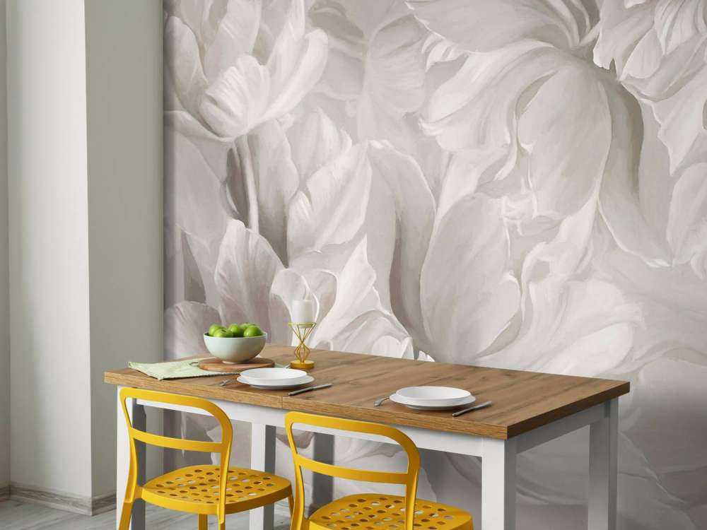 Store tulipaner gule