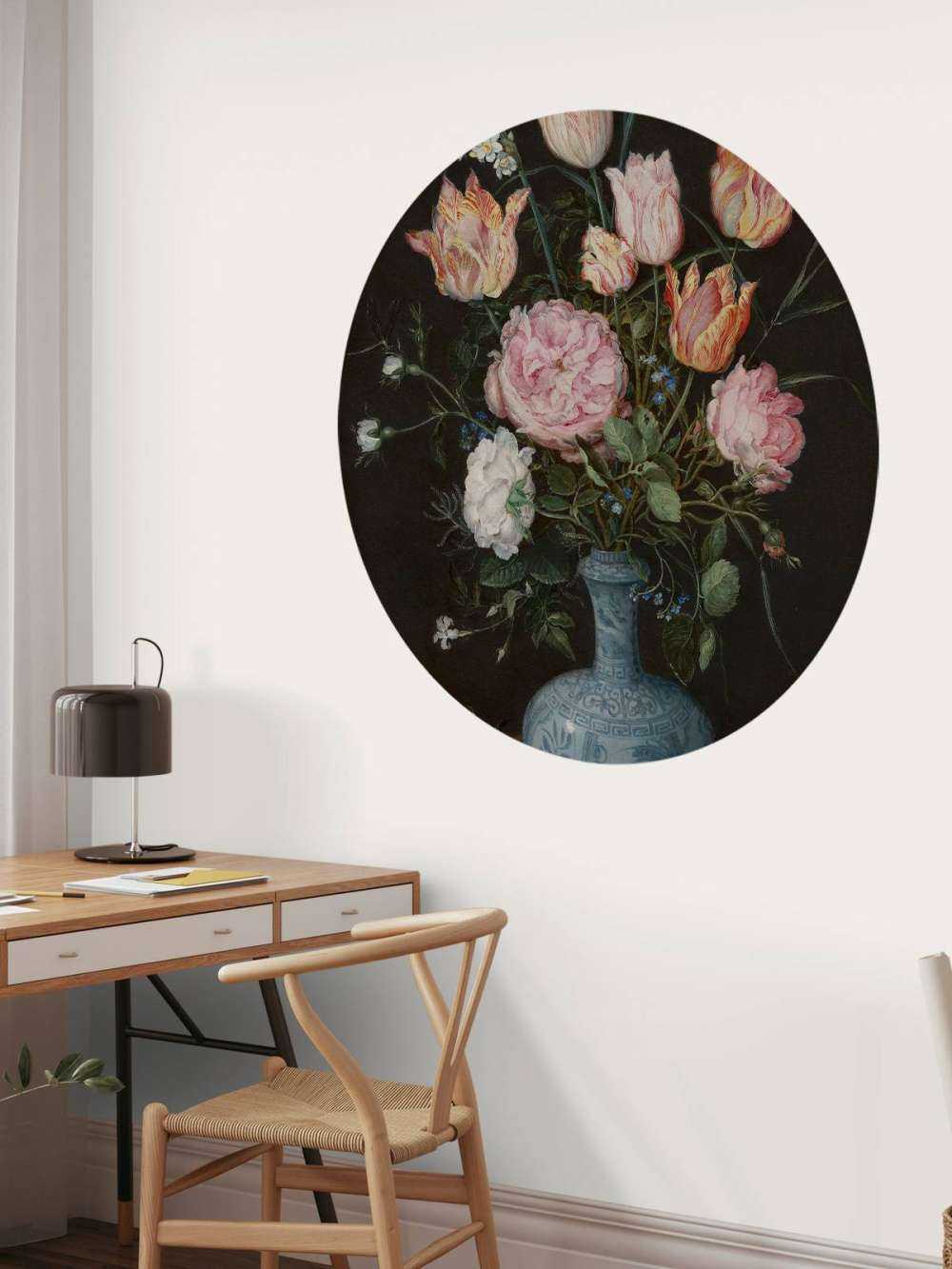 Wan-Li vase med blomster