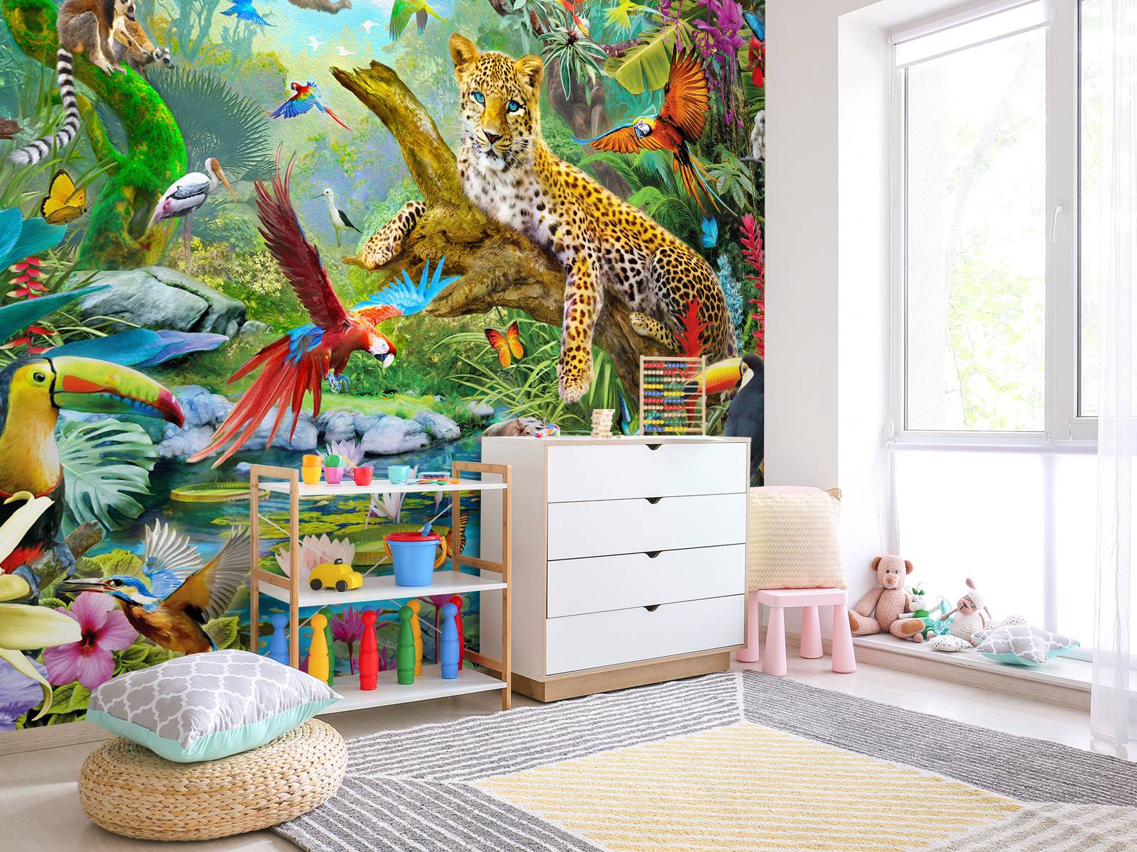 Leopard In Jungle