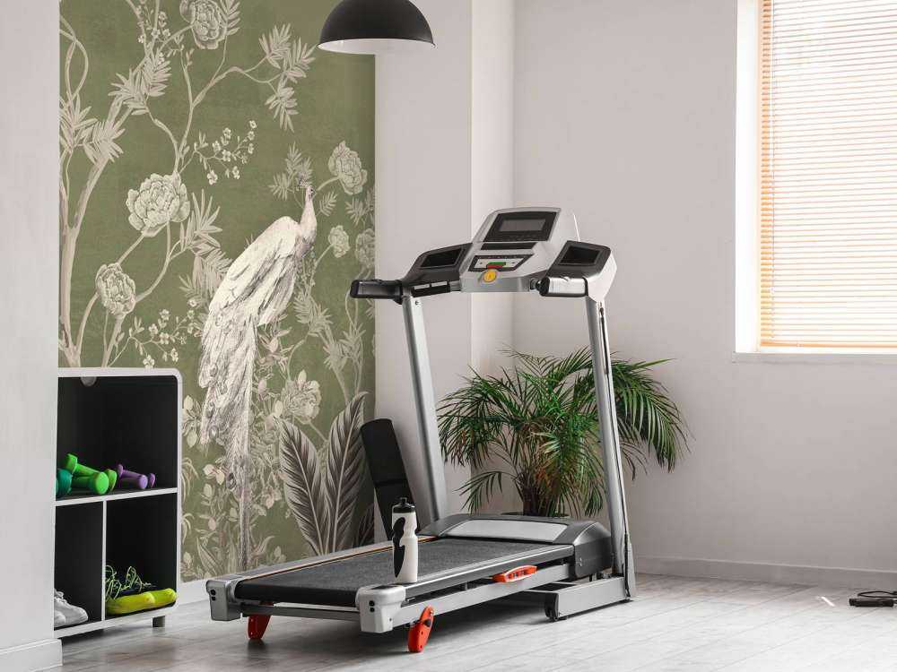 Påfugl Hviler i den Grønne Have