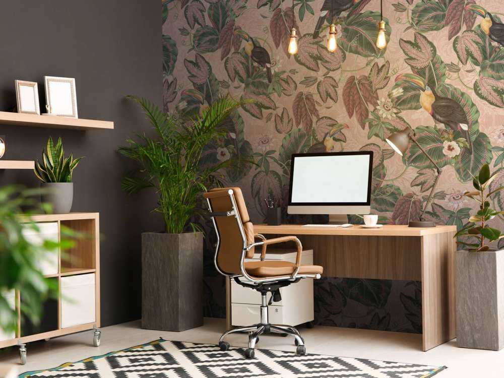 Tropiske junglefugle & tukaner - pink