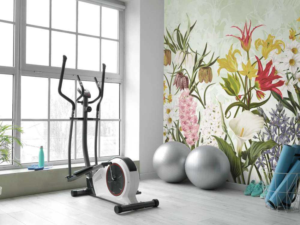 Forår Blomster - Frisk Mynte Grøn