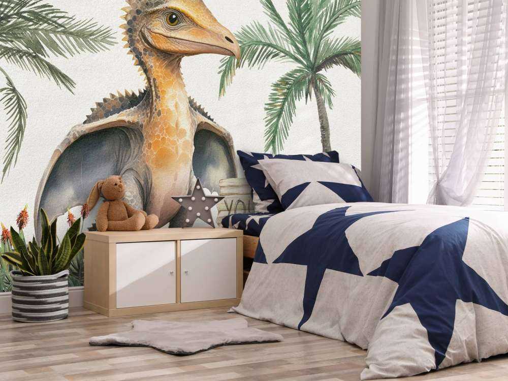 Baby pteranodon i junglen