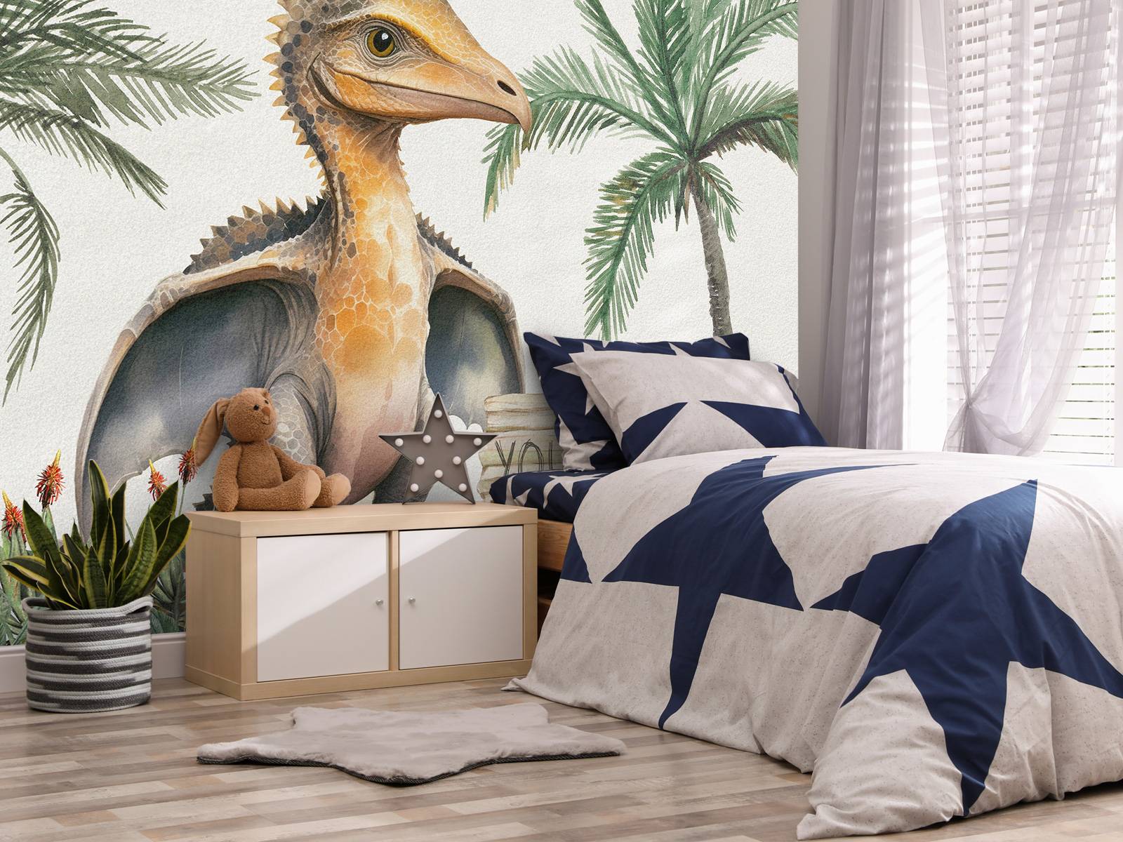 Baby pteranodon i junglen