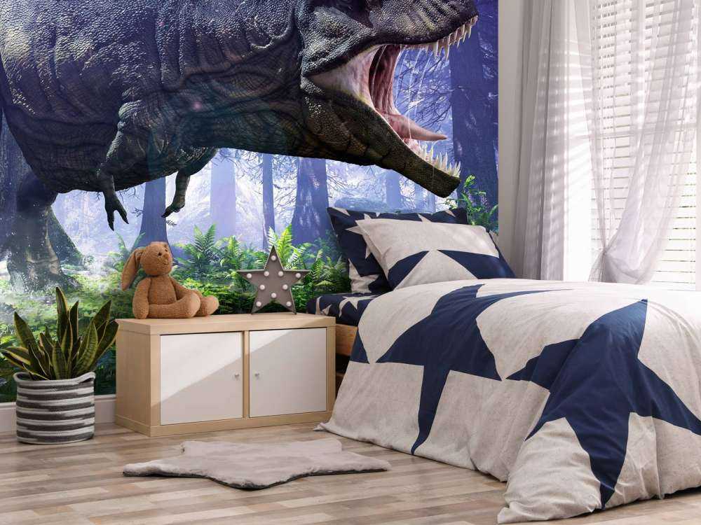 Tyrannosaurus Rex ved søen