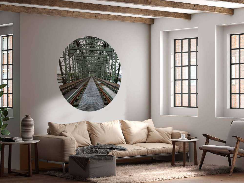 Monumental jernbanebro De Hef i Rotterdam  