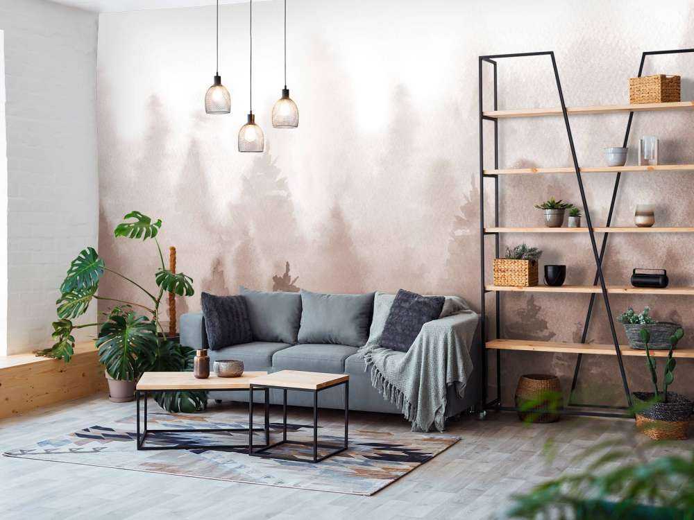 Skov lavet med akvarelfarve