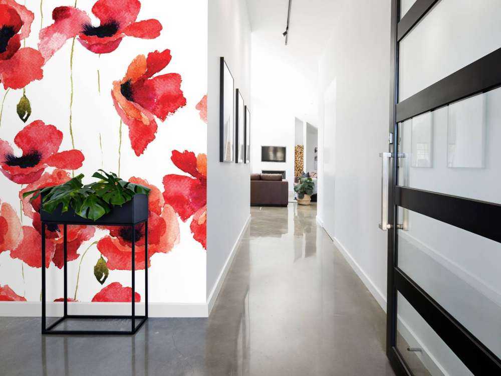 Valmuer lavet af akvarel