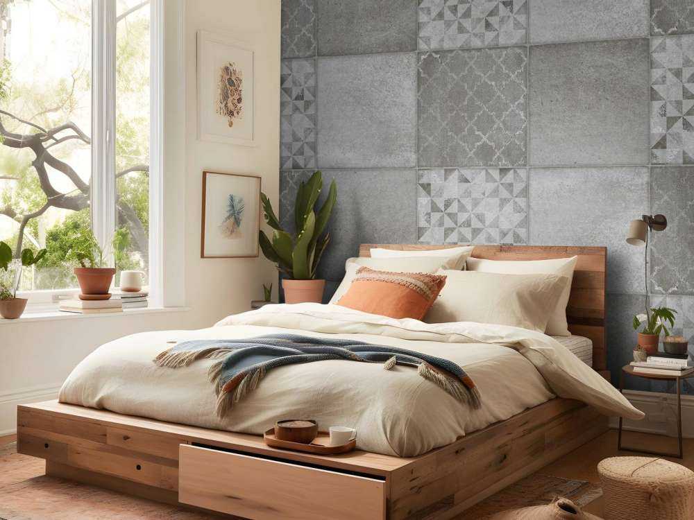Grå mosaik