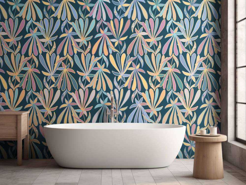 Blomster i pastelfarver