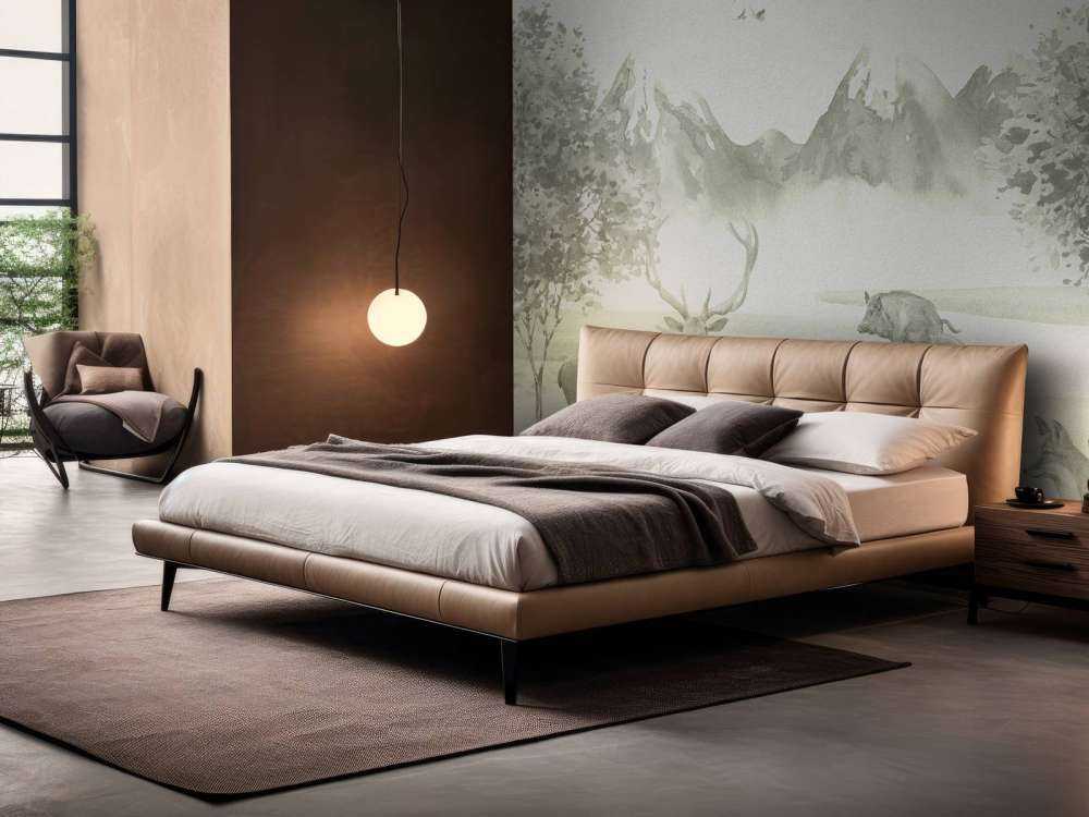 Skov med dyr i grønne omgivelser