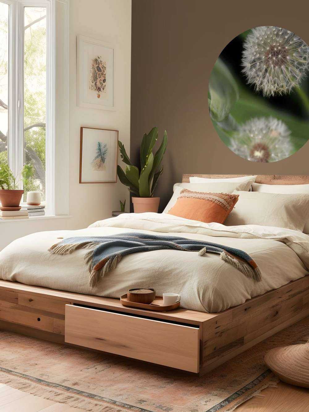 Nærbillede af mælkebøtter