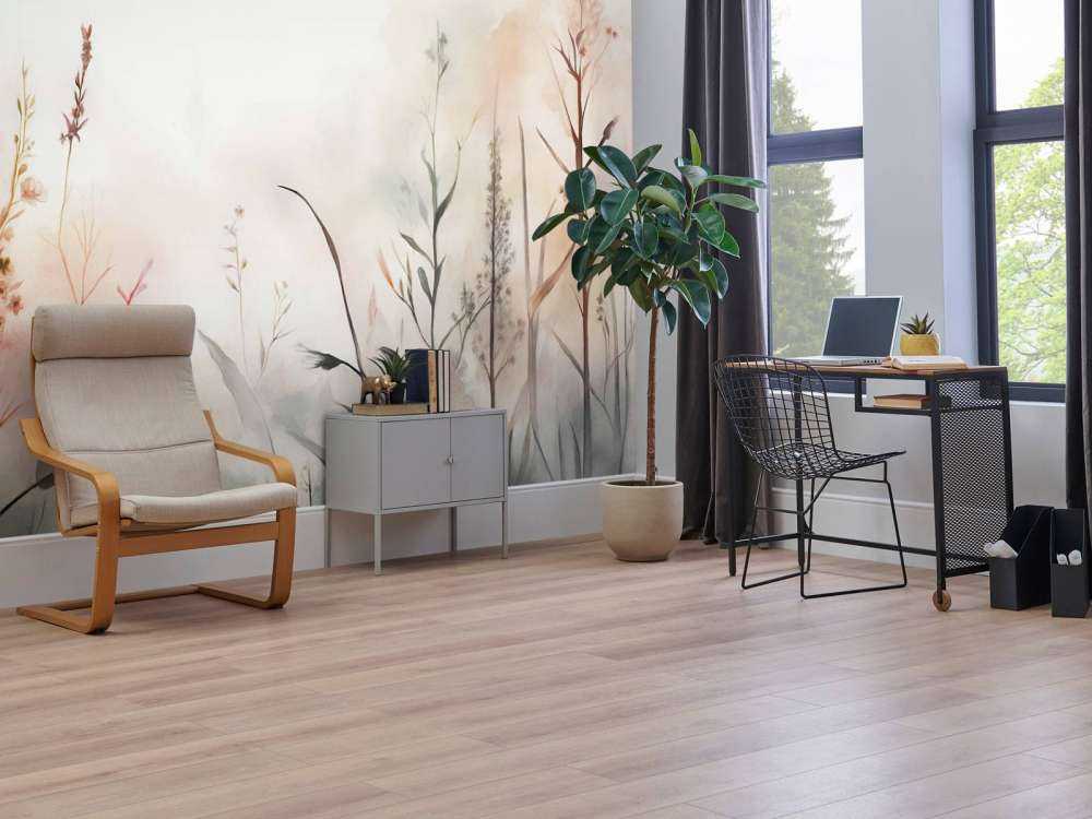 Morgon Tystnad Varm Beige