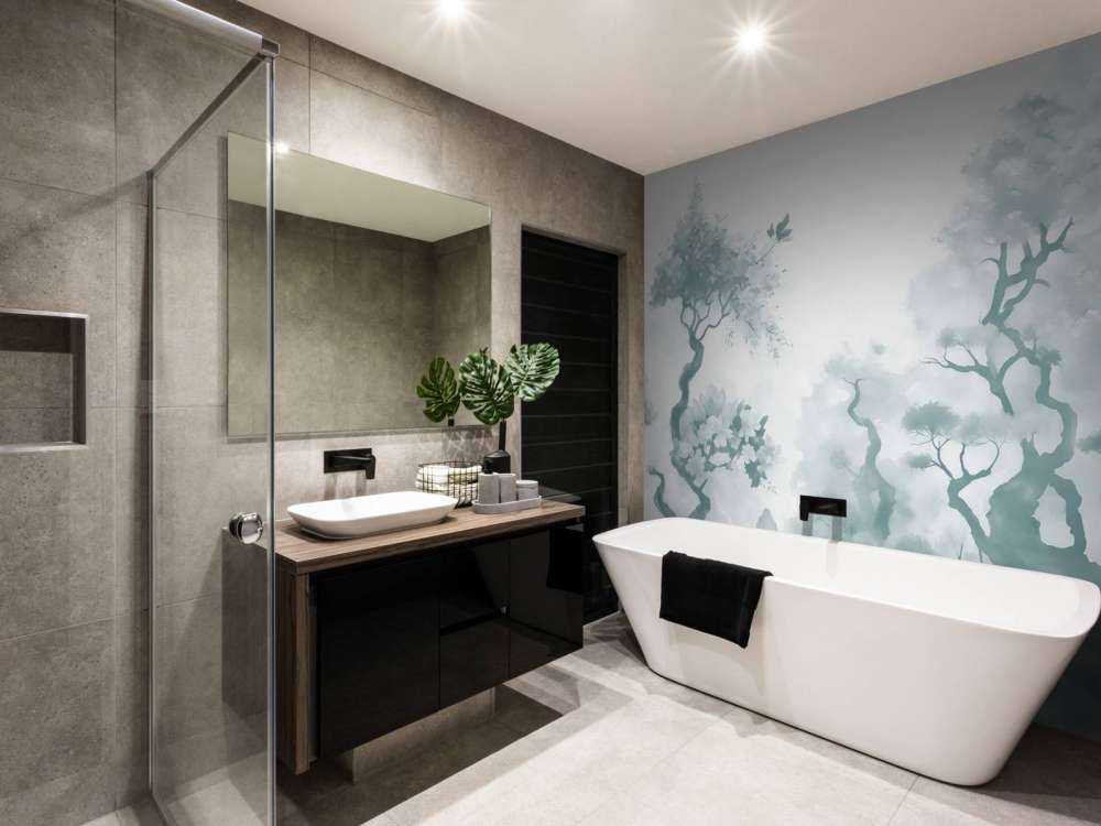 Blommande träd Grönt