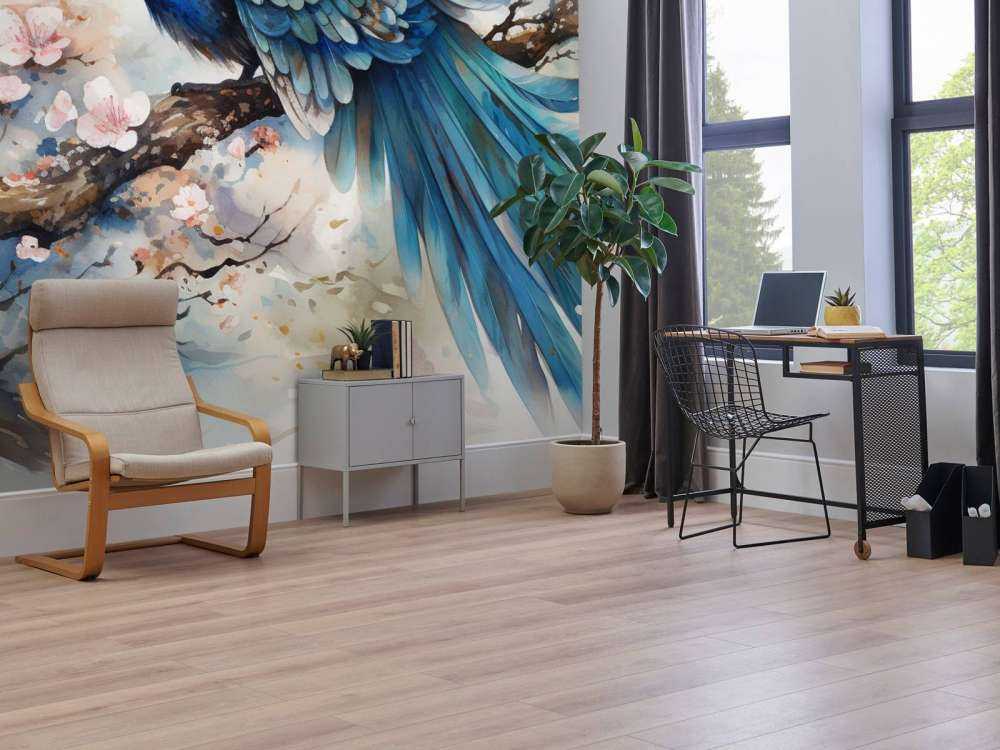 Påfågel i Vårmist