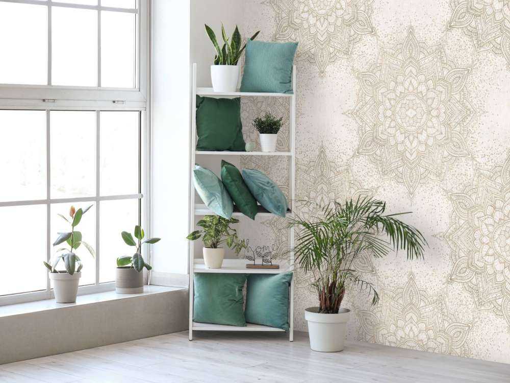 Magisk mandala från Marrakesh - beige