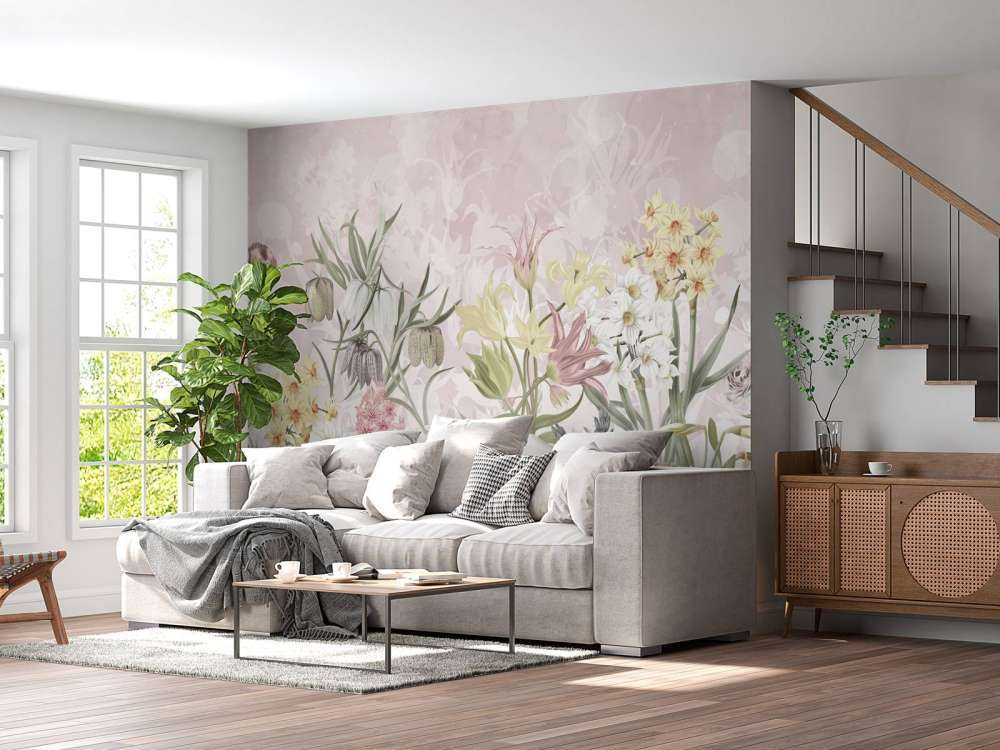 Vårblommor - Pastellblad Rosa