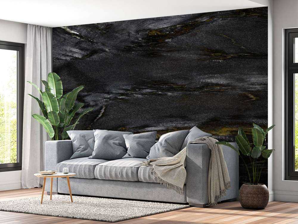 Mörk marmor med vackra linjer