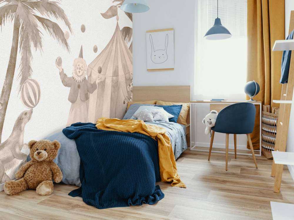 Glada cirkusdjur taupe