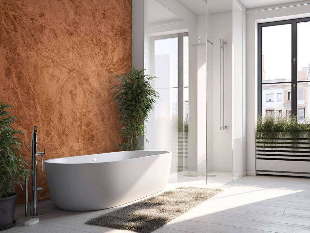 Terrakotta med linjer