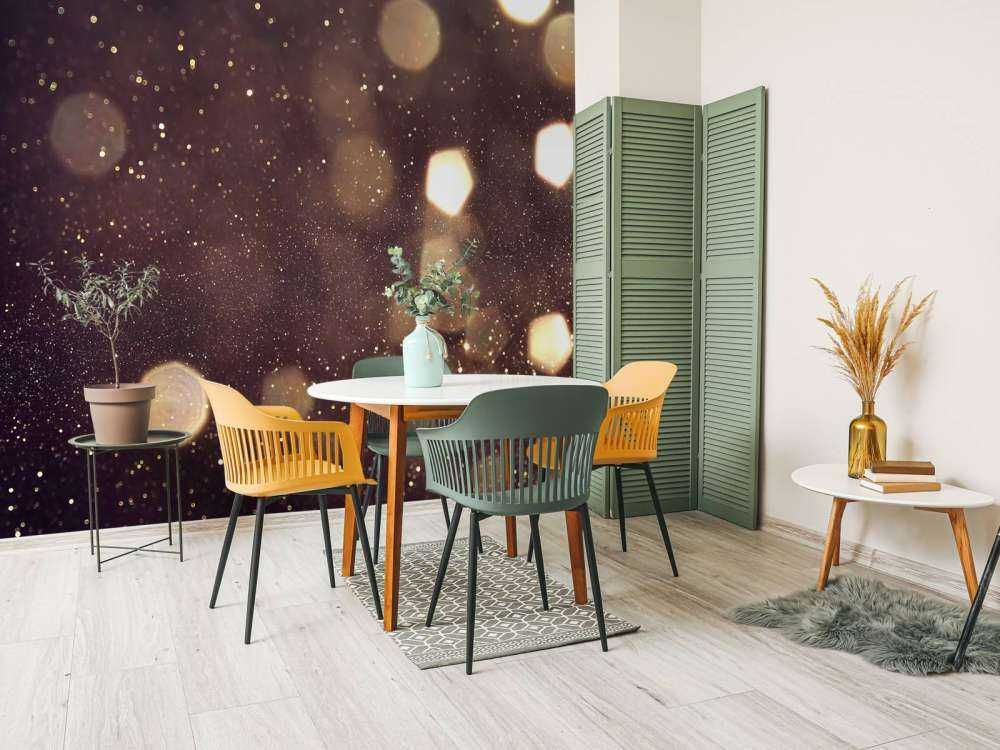 Abstrakta glitterljus