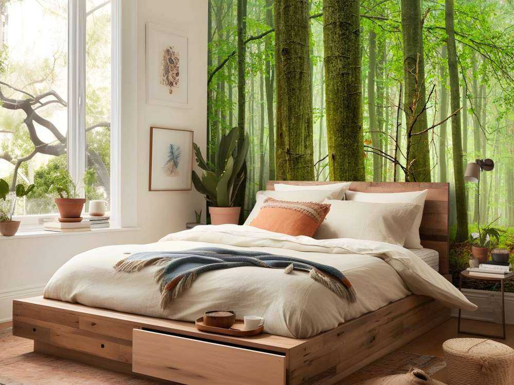 Skog av bokträd