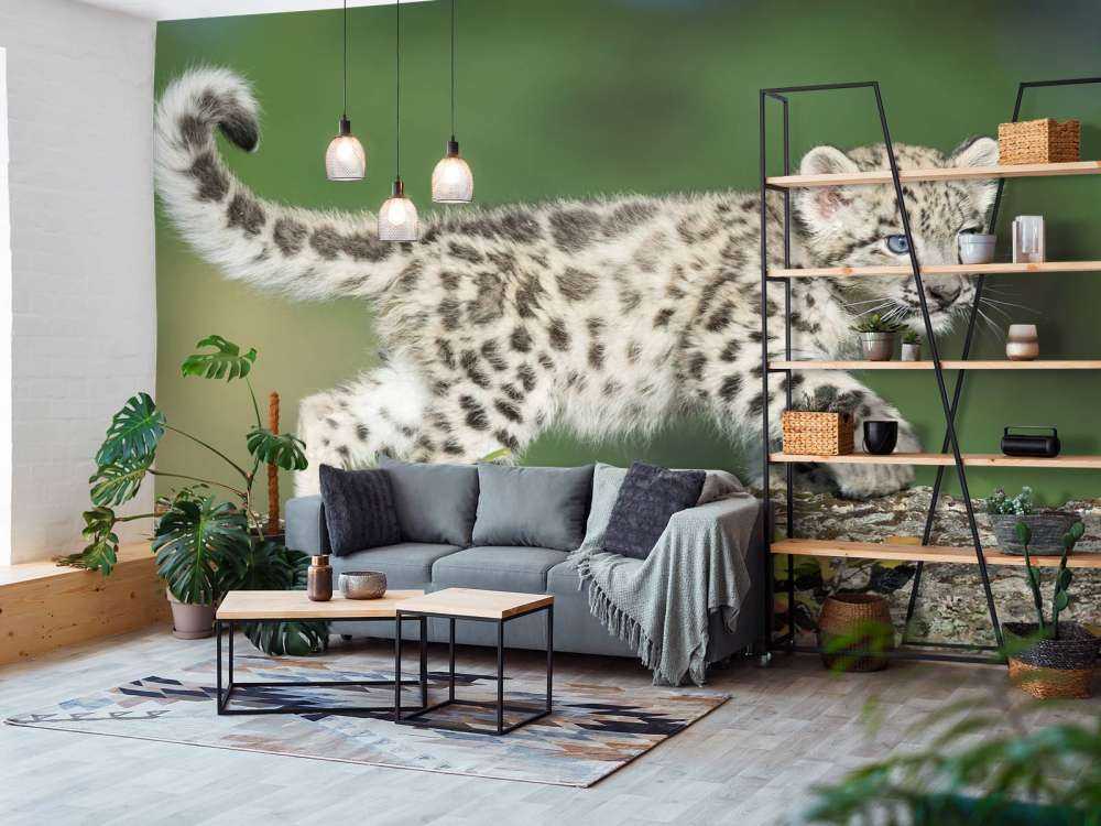 Snöleopardunge