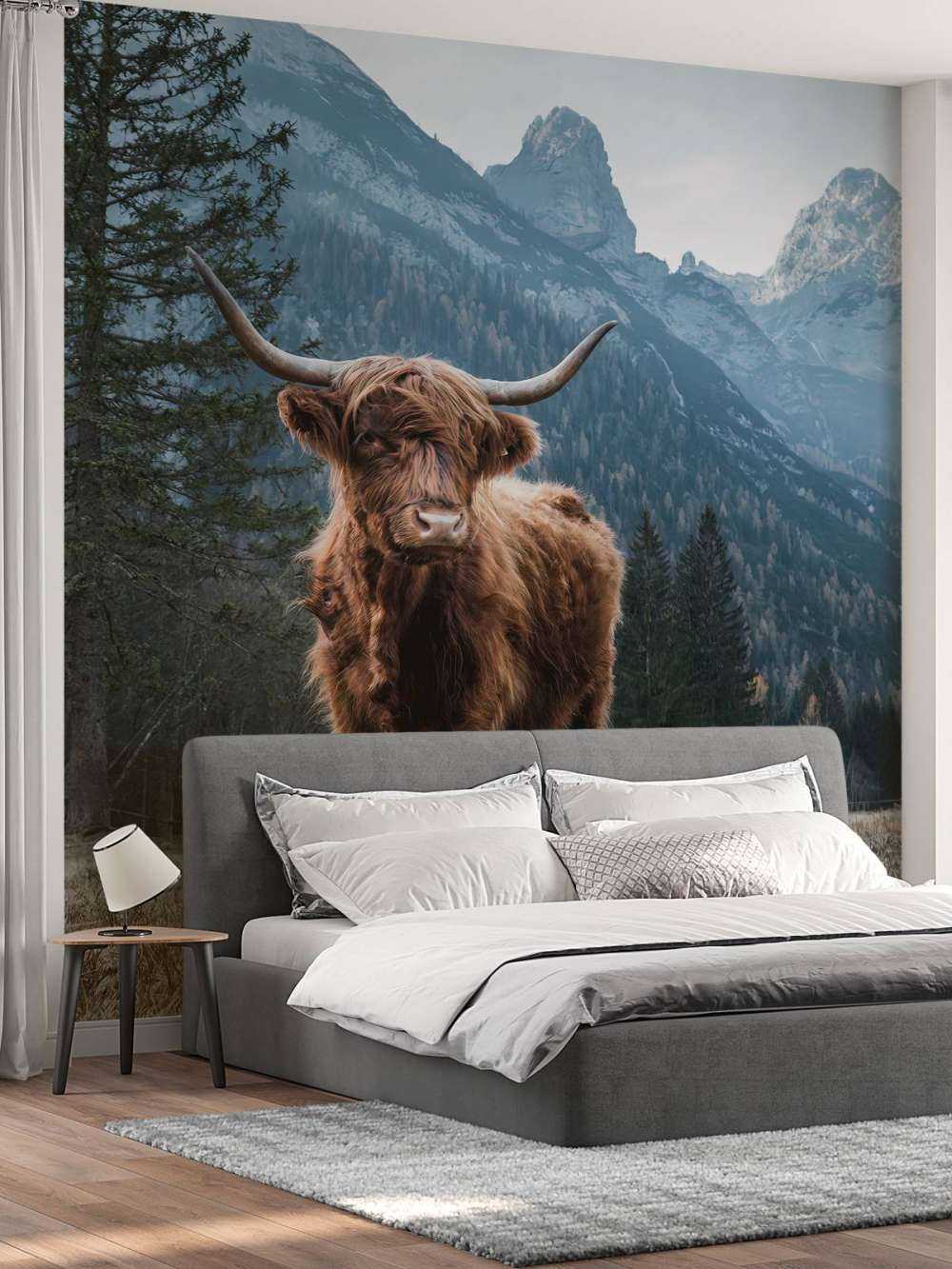 Skotsk hoglandare bloch träden