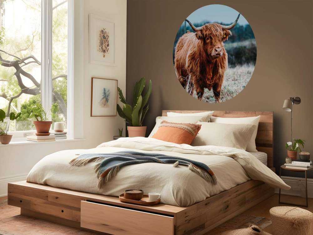 Skotsk hoglandare i skogen