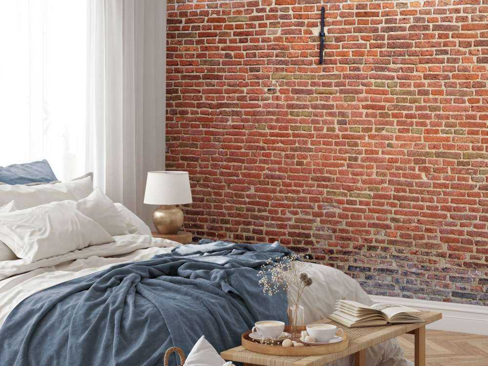 Stadsmur med väggankare