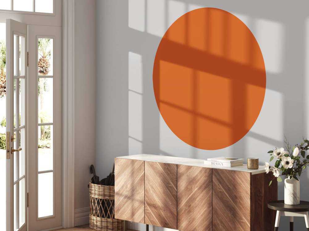 Mörk pastellorange