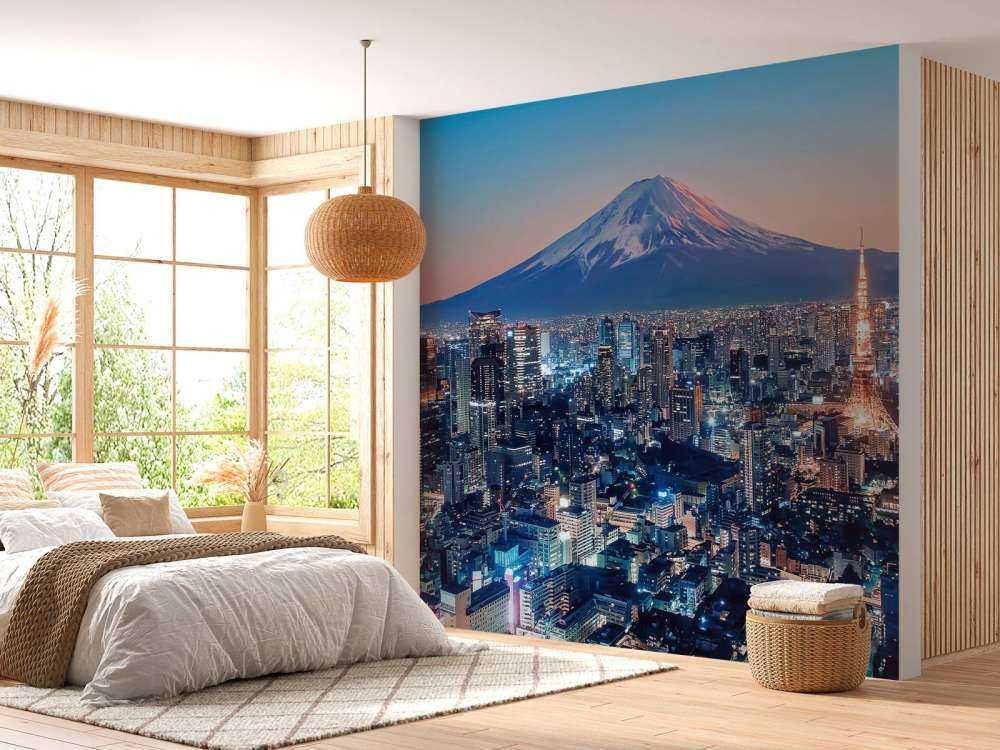 Tokyo i solnedgången