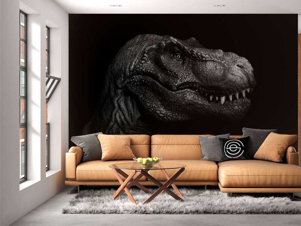 Närbild av en Tyrannosaurus Rex