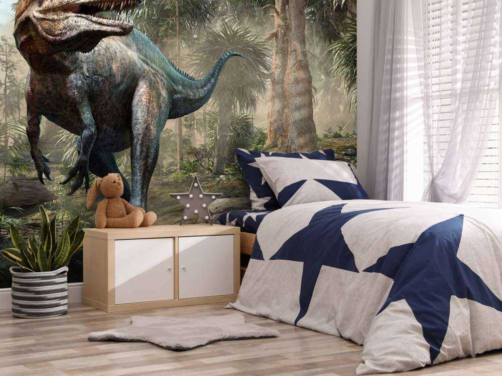 Acrocanthosaurus i skogen