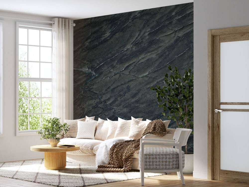 Marmor med grön färg