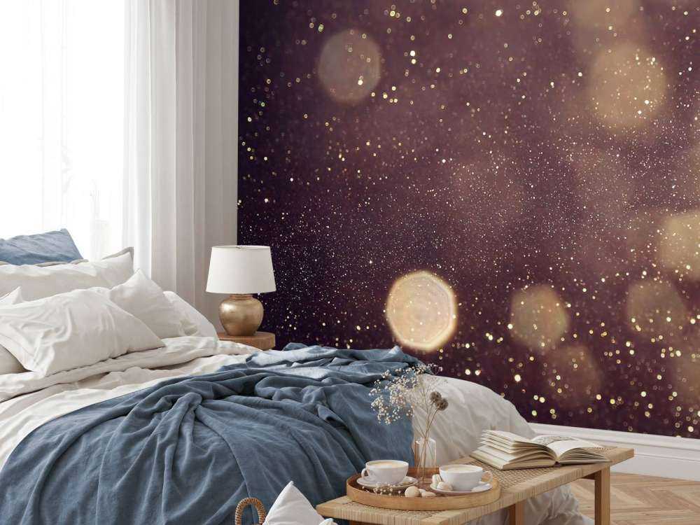 Abstrakta glitterljus