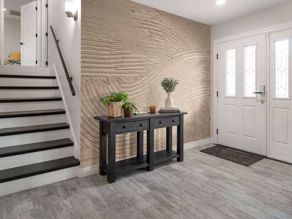 Texturerade linjer i taupe