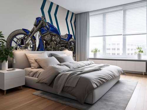 Cool specialtillverkad motorcykel