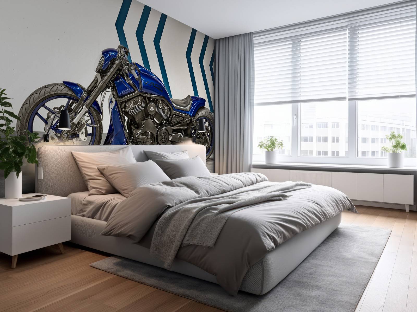 Cool specialtillverkad motorcykel