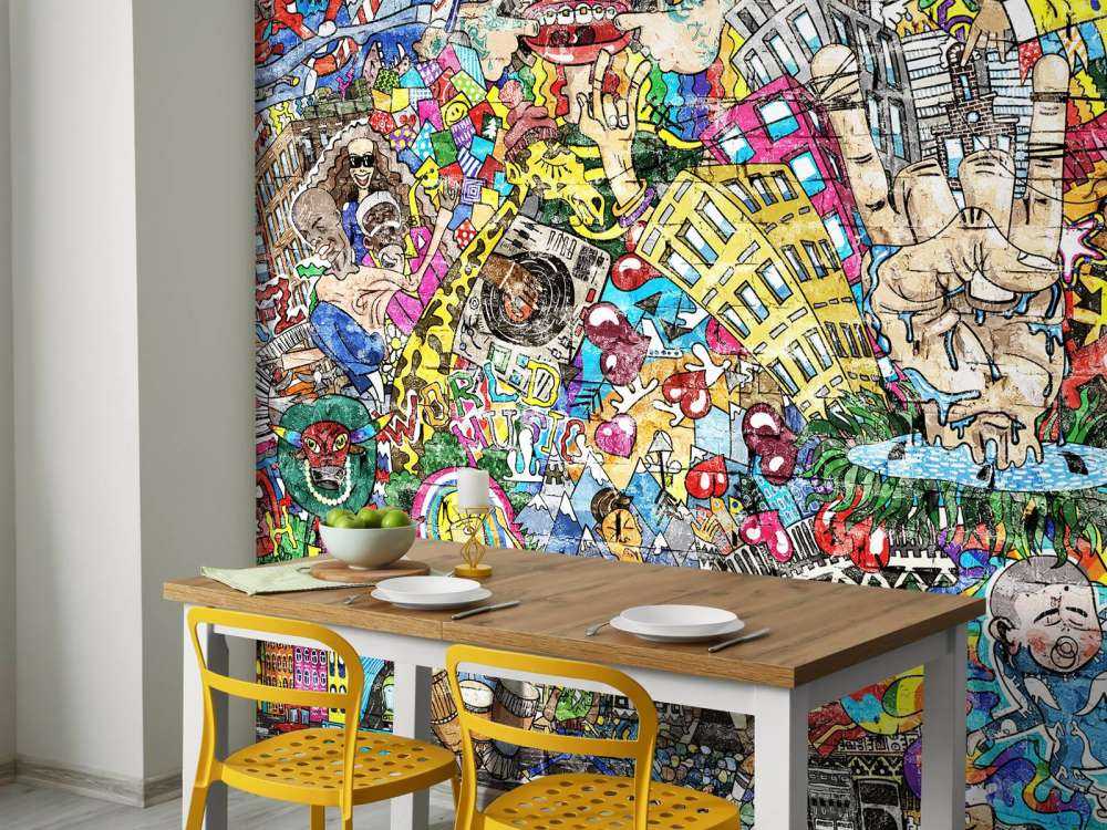 Graffiti liv och rörelse