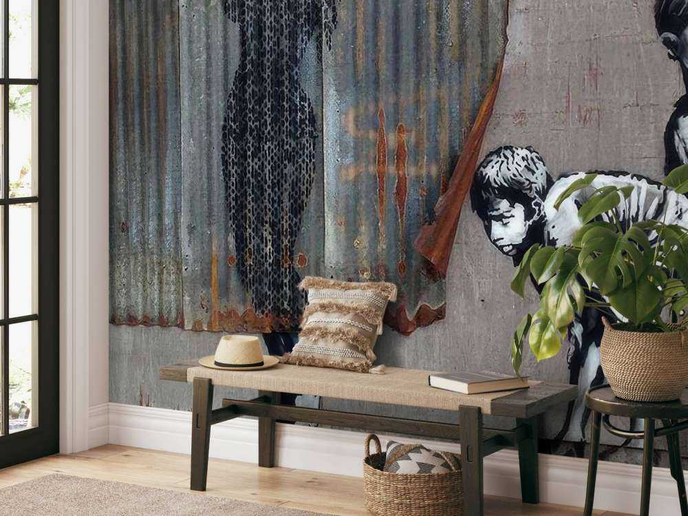 Banksy - Shower boys