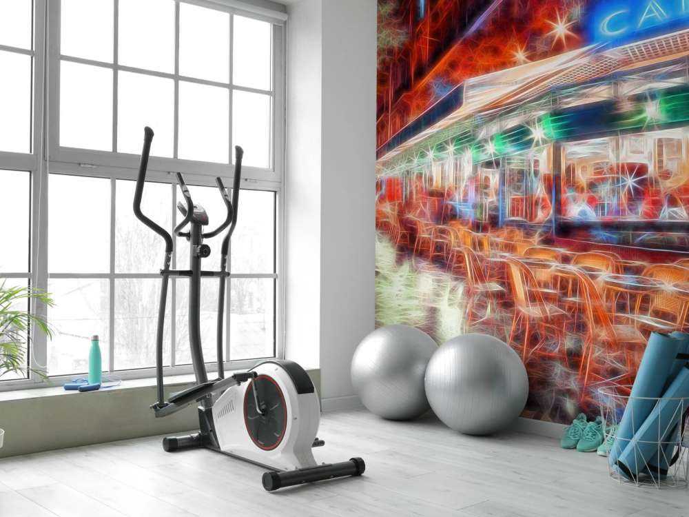 Sidewalk cafe in Paris, France