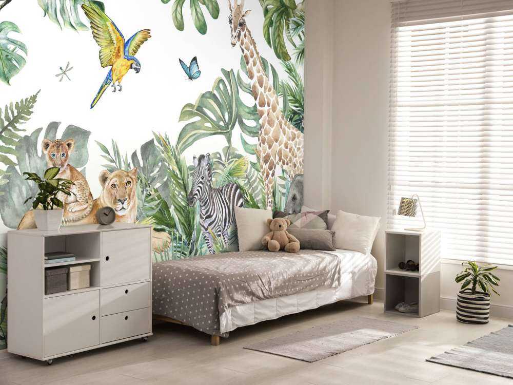 Vilda djuren i djungeln