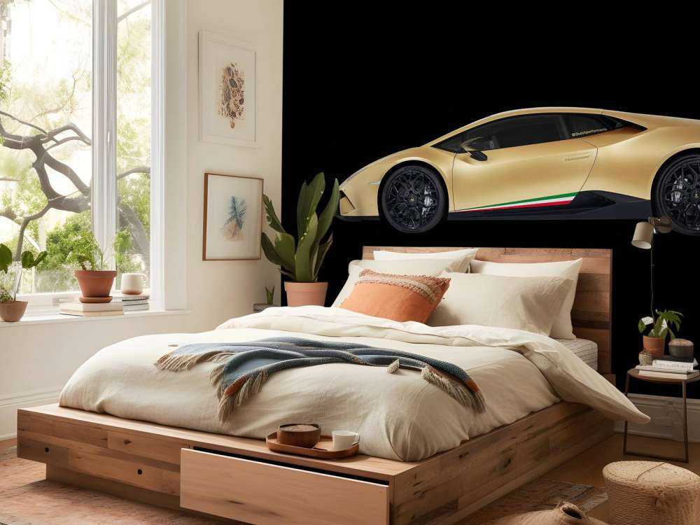 Lamborghini Huracán - Sida, svart